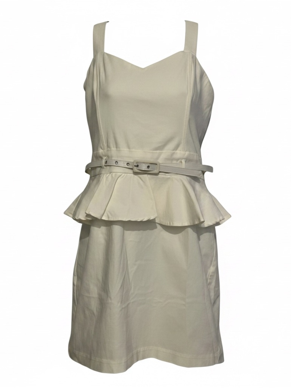 Kaleidoscope Sky Grass Collection Ivory Two-Fer Dress Size 11